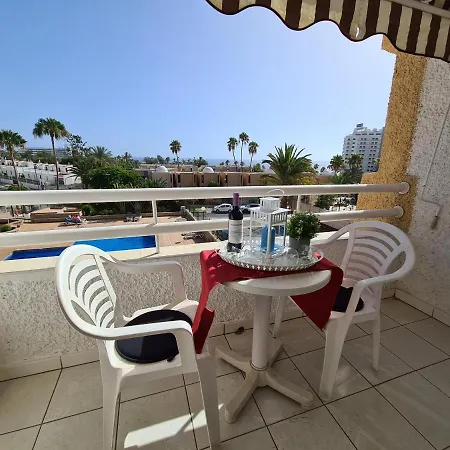 Apartamento Borinquen Only 280 Meters To The Beach, Balcony With Sea View, Heated Pool, Wifi Playa de las Americas (Tenerife)